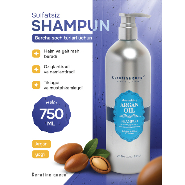 Keratine-Queen-Moisturizing-Argan-Oil-Shampoo-750ml-2