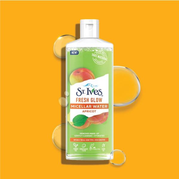 St.-Ives-Fresh-Glow-Micellar-Water-Apricot-Cleanser,-Toner-&-Makeup-Remover-400ml-2